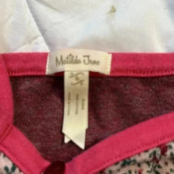 Matilda Jane Noelle Knit Dress EUC Girls 6 - Picture 3 of 7